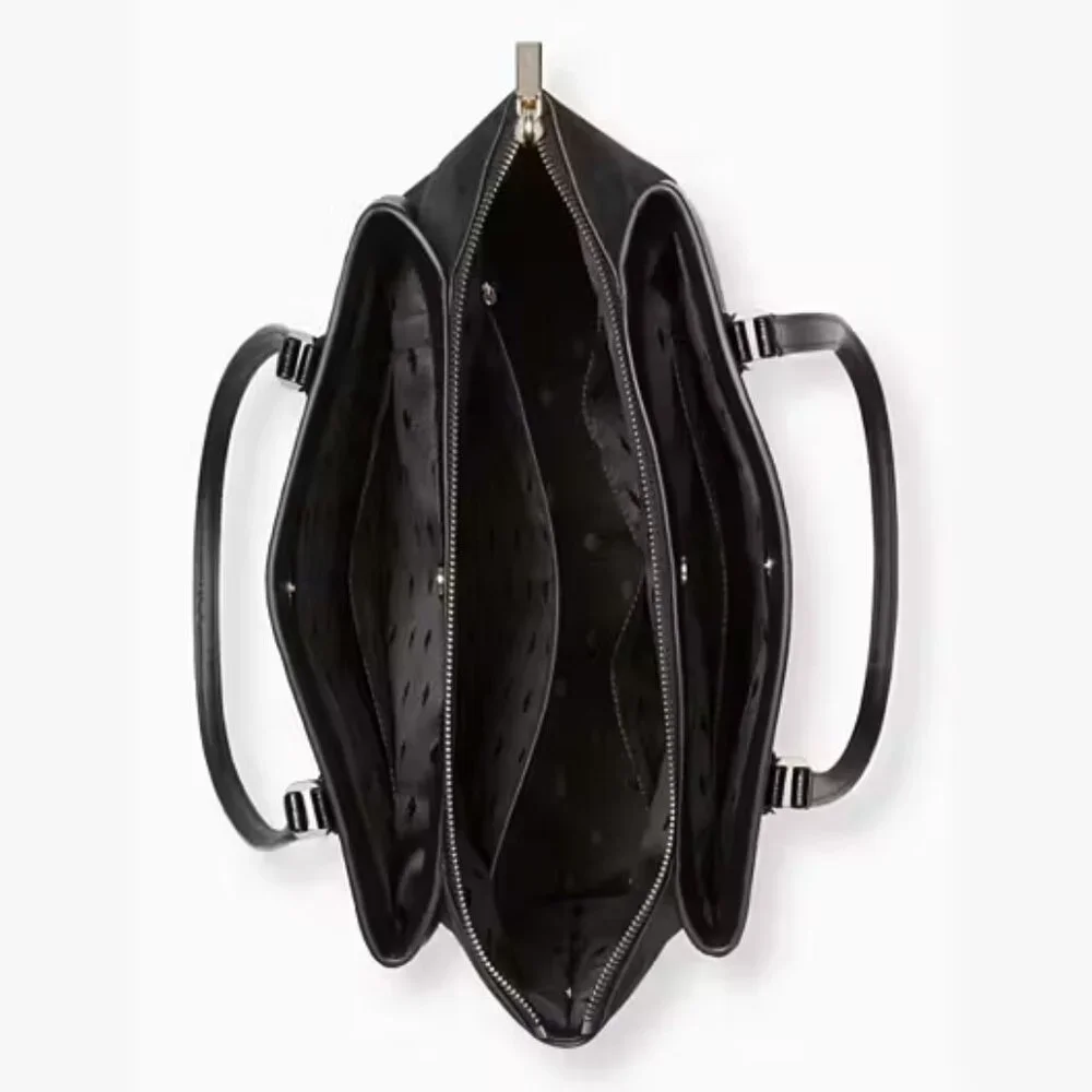 Black Kate Spade Monet Large Triple Compartment Tote - Picture 3 of 11